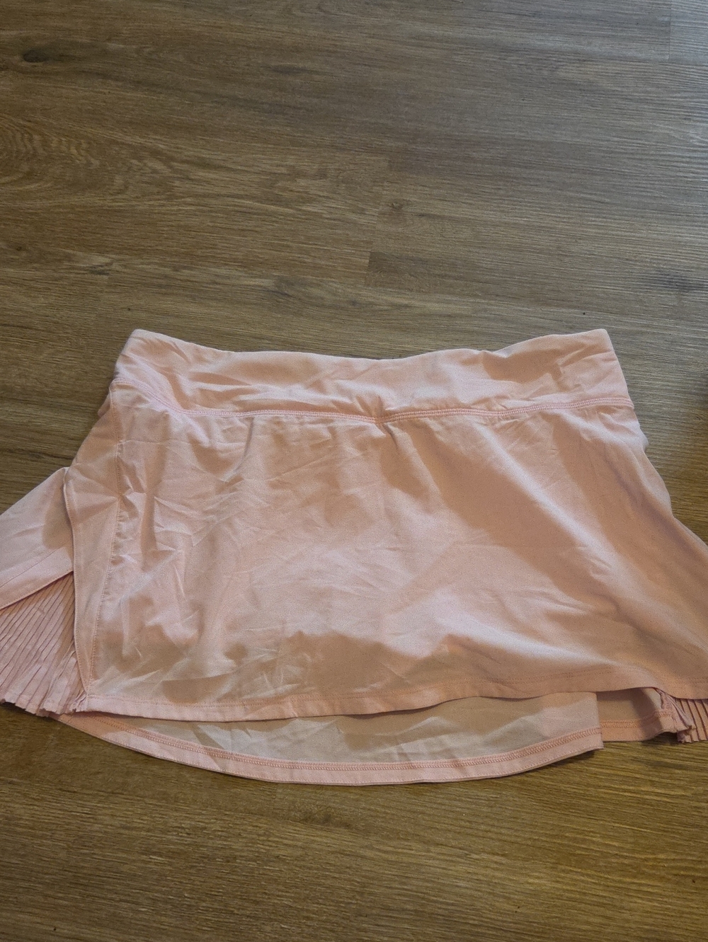 lululemon athletica Blush Pink Pleated Side Skort